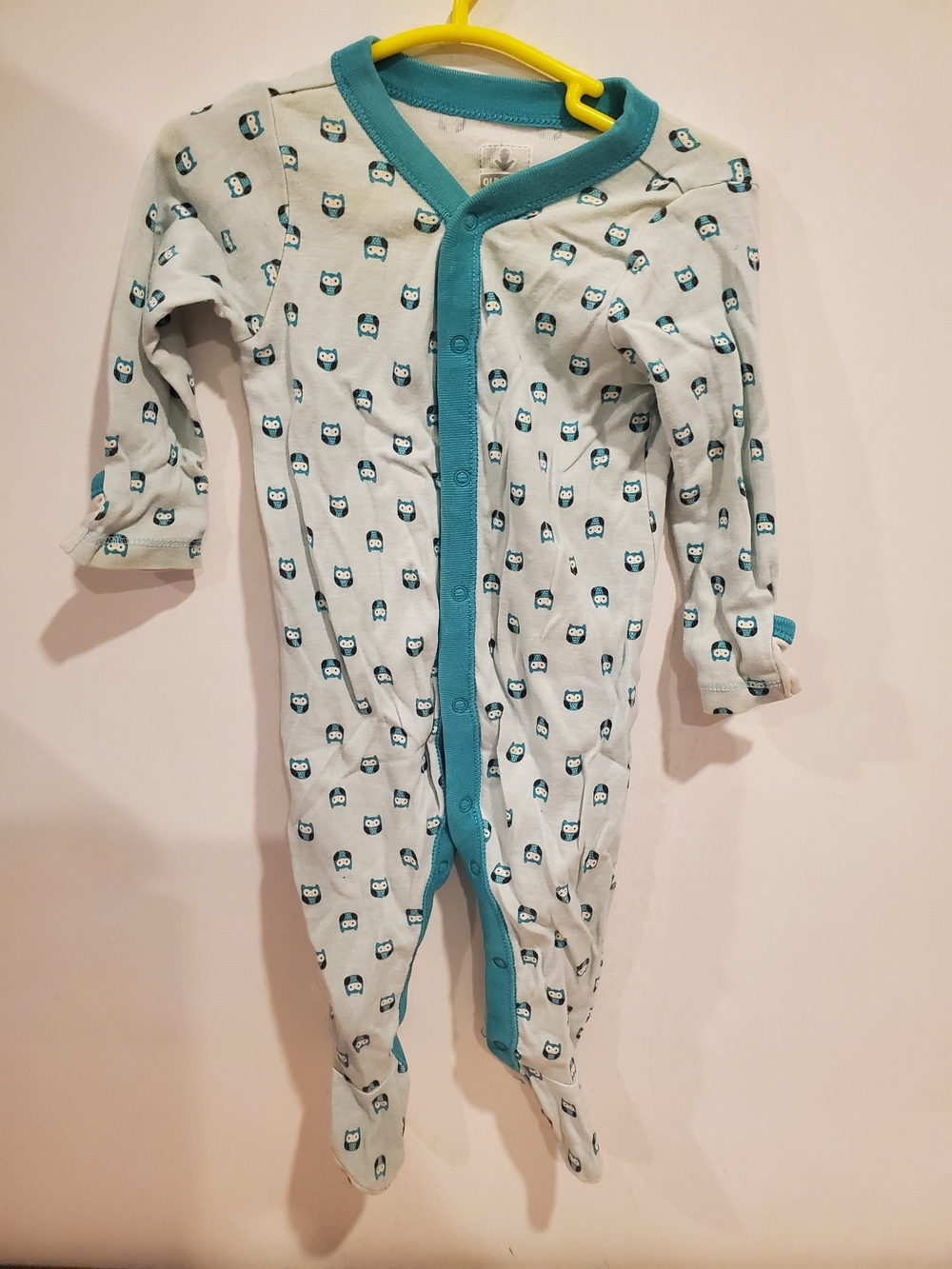 Old Navy 3-6 Month Button Up Footie